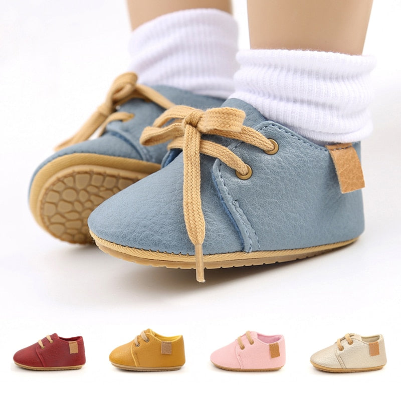 Newborn Rubber Sole Shoes