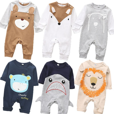 Cute animals Spring Baby romper