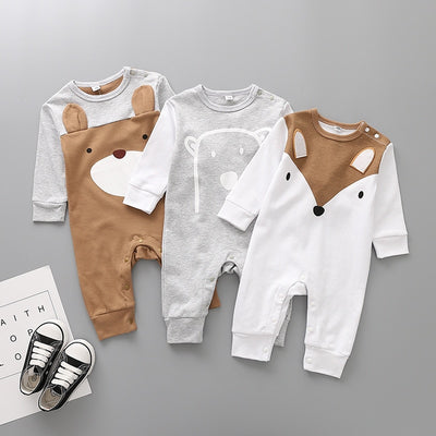 Cute animals Spring Baby romper