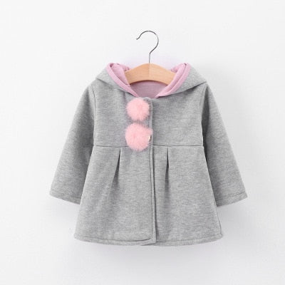 Autumn baby girls coat