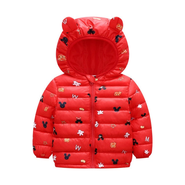 Miyanuby Toddler Baby Hooded Outerwear Jacket Boys Girls Thicken Warm  Winter Coat 2-7 Years : : Fashion