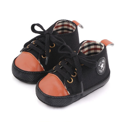 Boy Girl Star Solid Sneaker