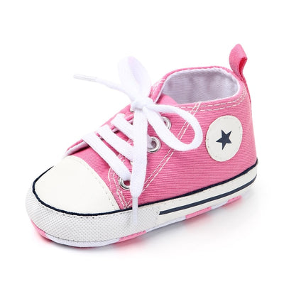 Boy Girl Star Solid Sneaker