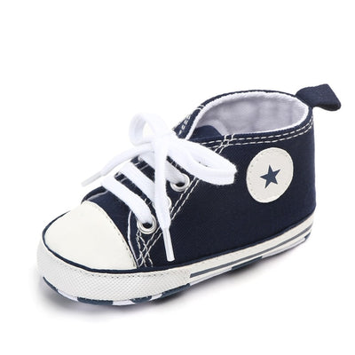 Boy Girl Star Solid Sneaker